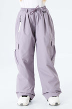 Girls' Navy Blue Utility Baggy Insulated Snow Pants