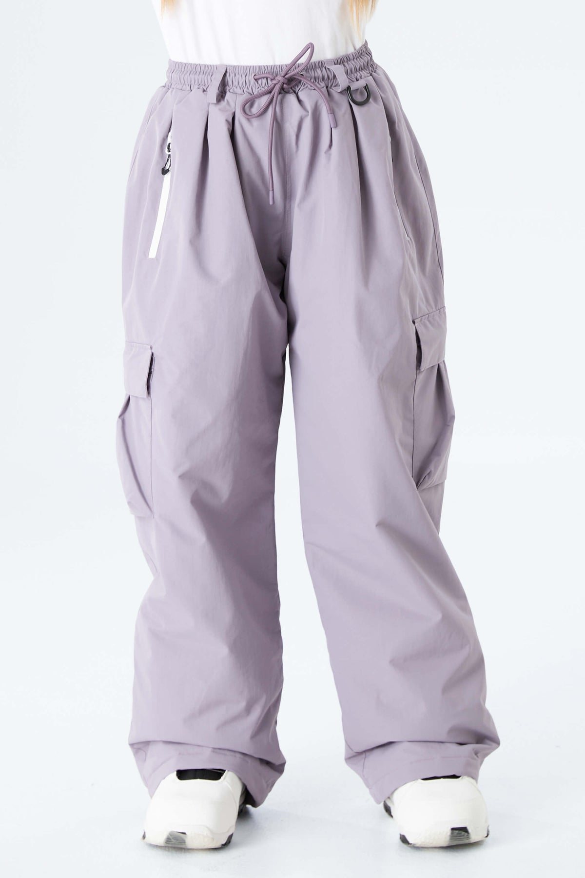 Girls' Pink Utility Baggy Insulated Snow Pants