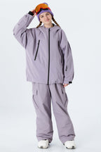 Girls' Pink Utility Baggy Insulated Snow Pants