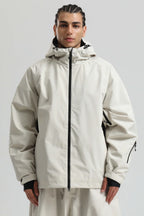 Men's Baggy Snowboard Jacket Bold Cow Print Snow Jacket