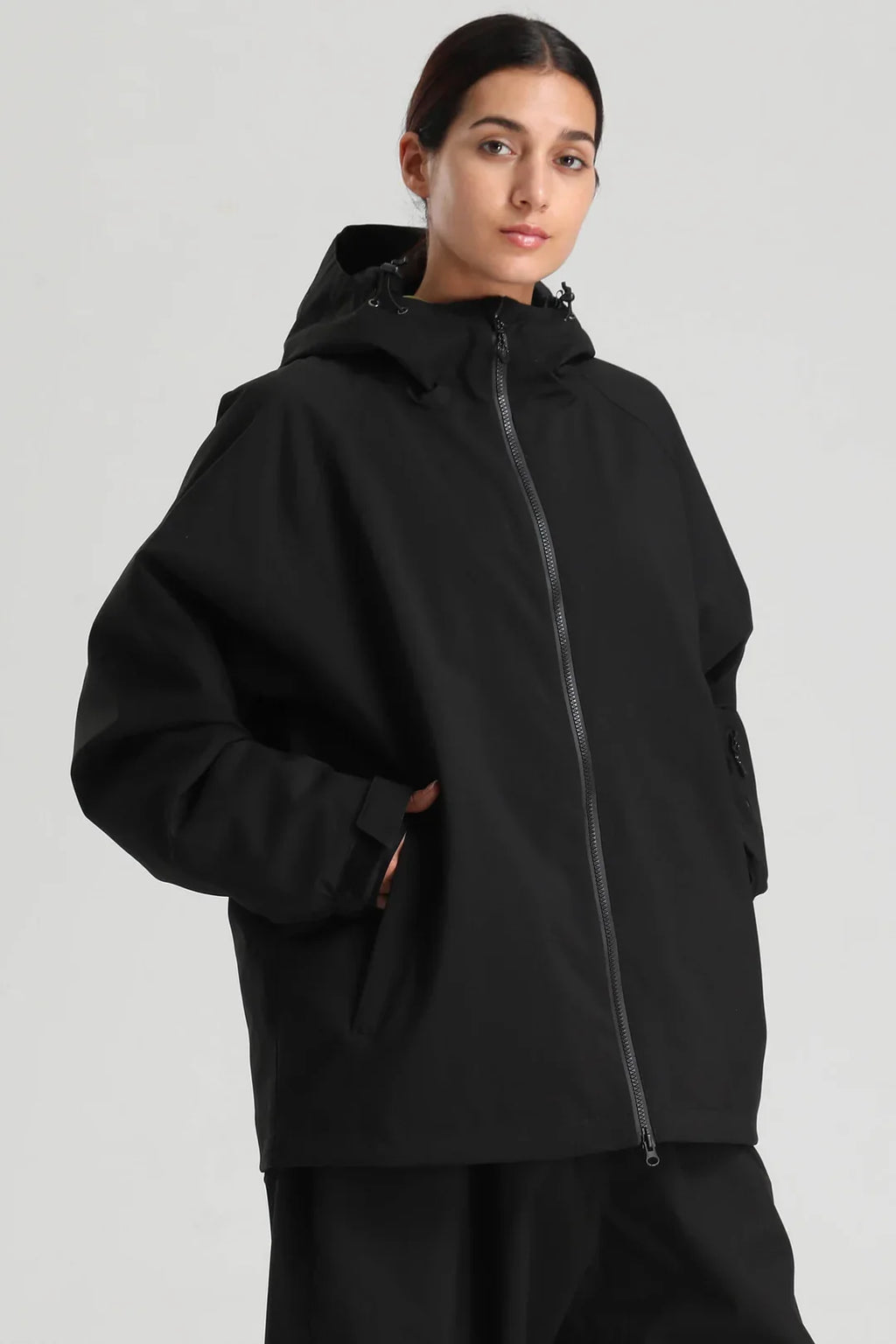 Women's Baggy Snowboard Jacket Bold Cow Print Snow Jacket
