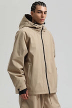 Men's Baggy Snowboard Jacket Bold Cow Print Snow Jacket
