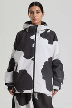 Women's Baggy Snow Jacket Sleek Oversized Snowboard Jacket