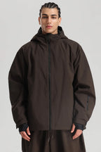 Men's Baggy Snowboard Jacket Bold Cow Print Snow Jacket