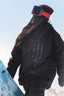 Women's Black Multi-Pocket Dual-Vent Ski Jacket Waterproof Insulated Snow Jacket