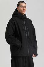 Men's Rose Multi-Pocket Dual-Vent Ski Jacket Waterproof Insulated Snow Jacket