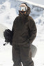 Women's Coffee Multi-Pocket Dual-Vent Ski Jacket Waterproof Insulated Snow Jacket