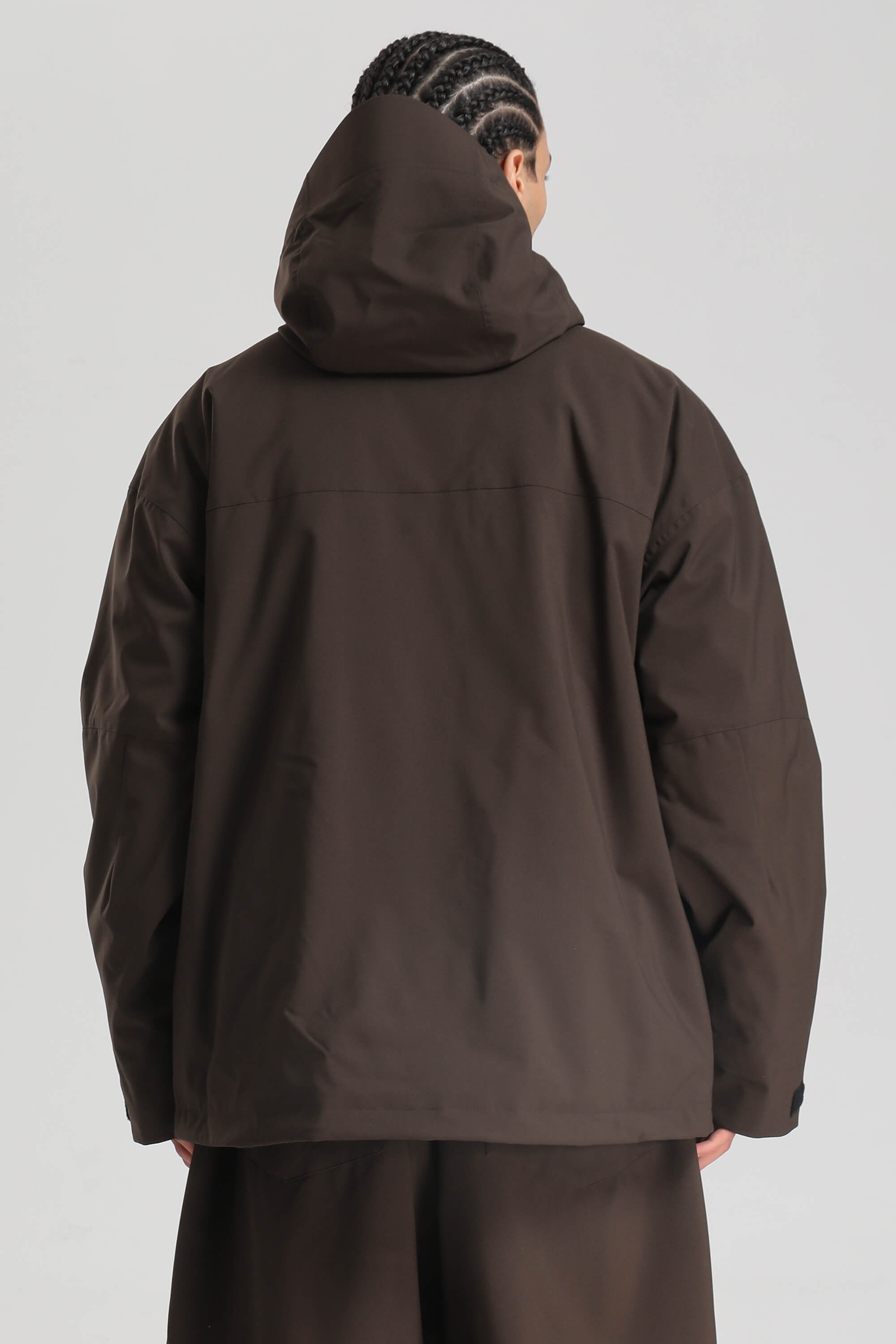 Men's Coffee Multi-Pocket Dual-Vent Ski Jacket Waterproof Insulated Snow Jacket