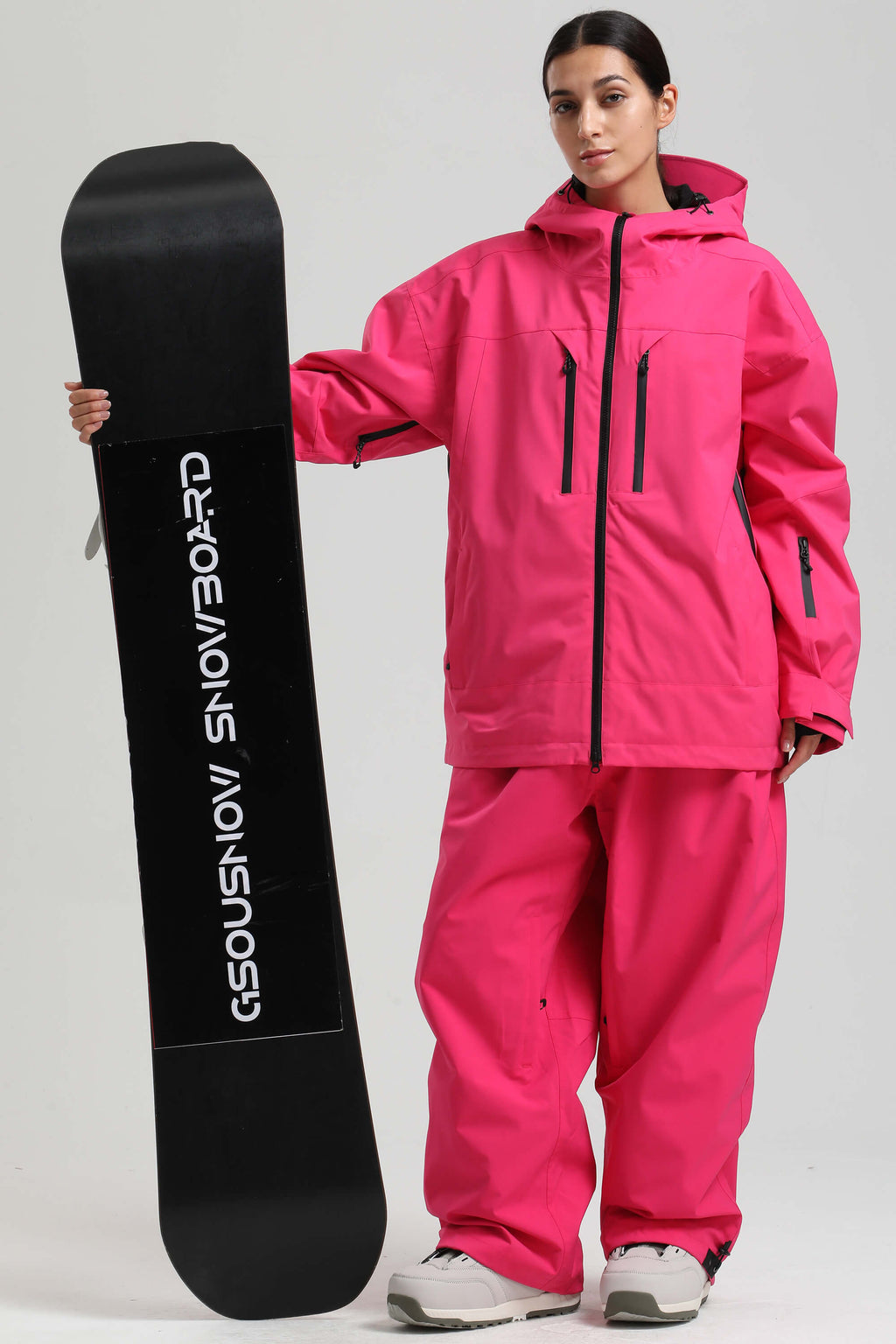 Women's Rose Multi-Pocket Dual-Vent Ski Jacket Waterproof Insulated Snow Jacket