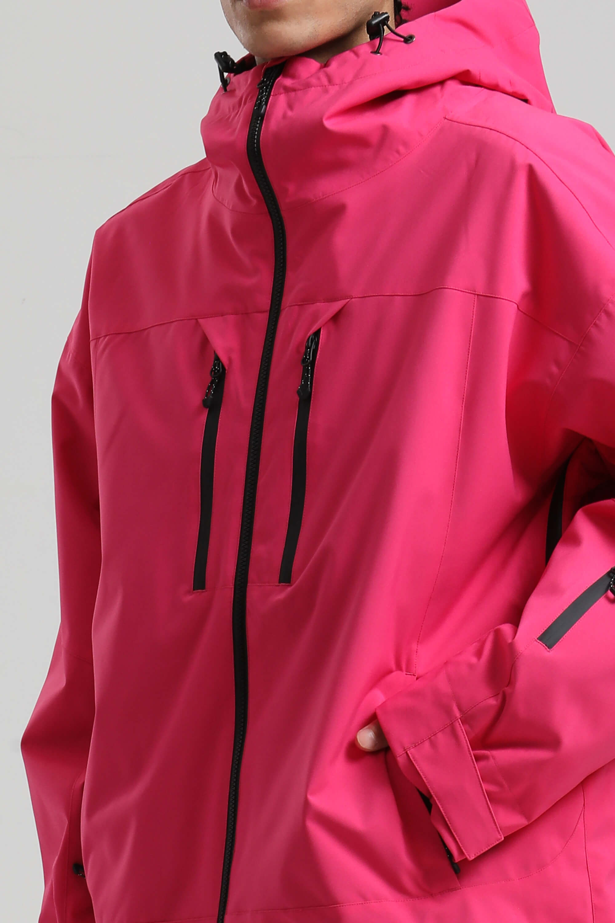 Men's Rose Multi-Pocket Dual-Vent Ski Jacket Waterproof Insulated Snow Jacket Secondary image