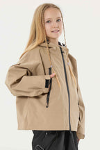 Girls Rose Detachable-Hood Waterproof Insulated Ski Jacket Snow Jacket