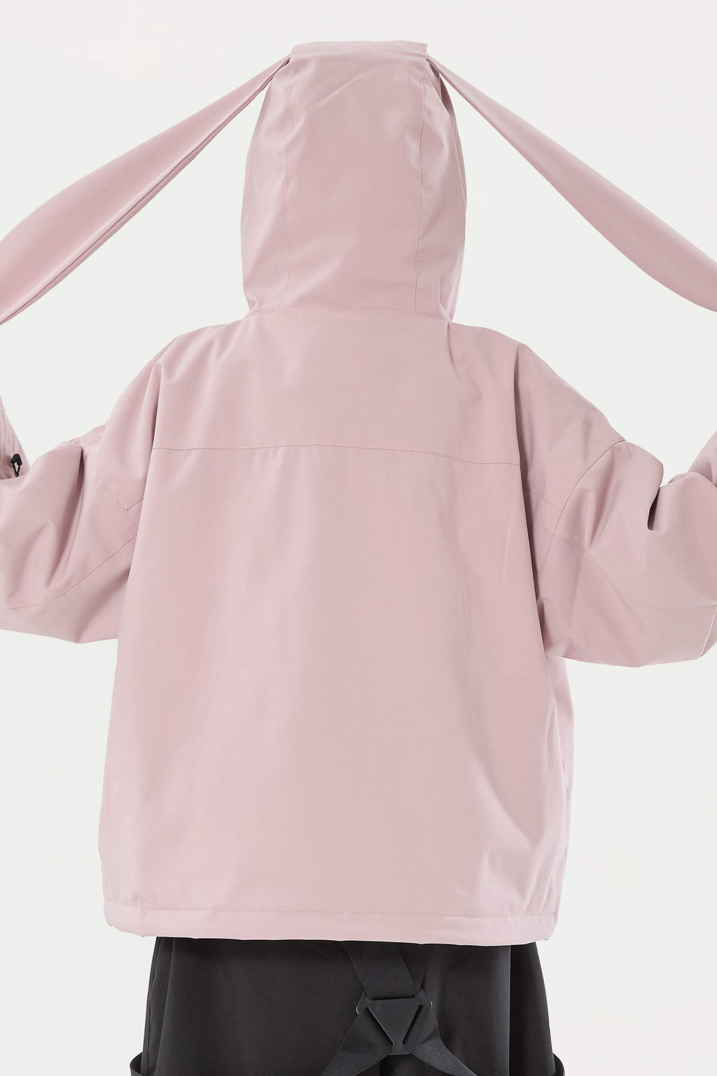 Girls Pink Detachable-Hood Waterproof Insulated Ski Jacket Snow Jacket