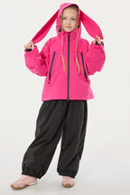 Girls Rose Detachable-Hood Waterproof Insulated Ski Jacket Snow Jacket