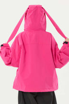 Girls Rose Detachable-Hood Waterproof Insulated Ski Jacket Snow Jacket