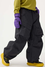 Women's Rose Baggy Utility Ski Pants Wear-Resistant Snow Pants