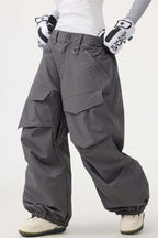 Women's Rose Baggy Utility Ski Pants Wear-Resistant Snow Pants