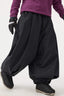 Men's Black Drawstring Baggy Ski Pants Balloon Snow Pants