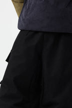 Men's Off White Baggy Structured Ski Pants Corduroy Snow Pants