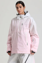 Women's Rose Side-Zip Vented Ski Anorak Fully-Sealed Insulated Snow Anorak