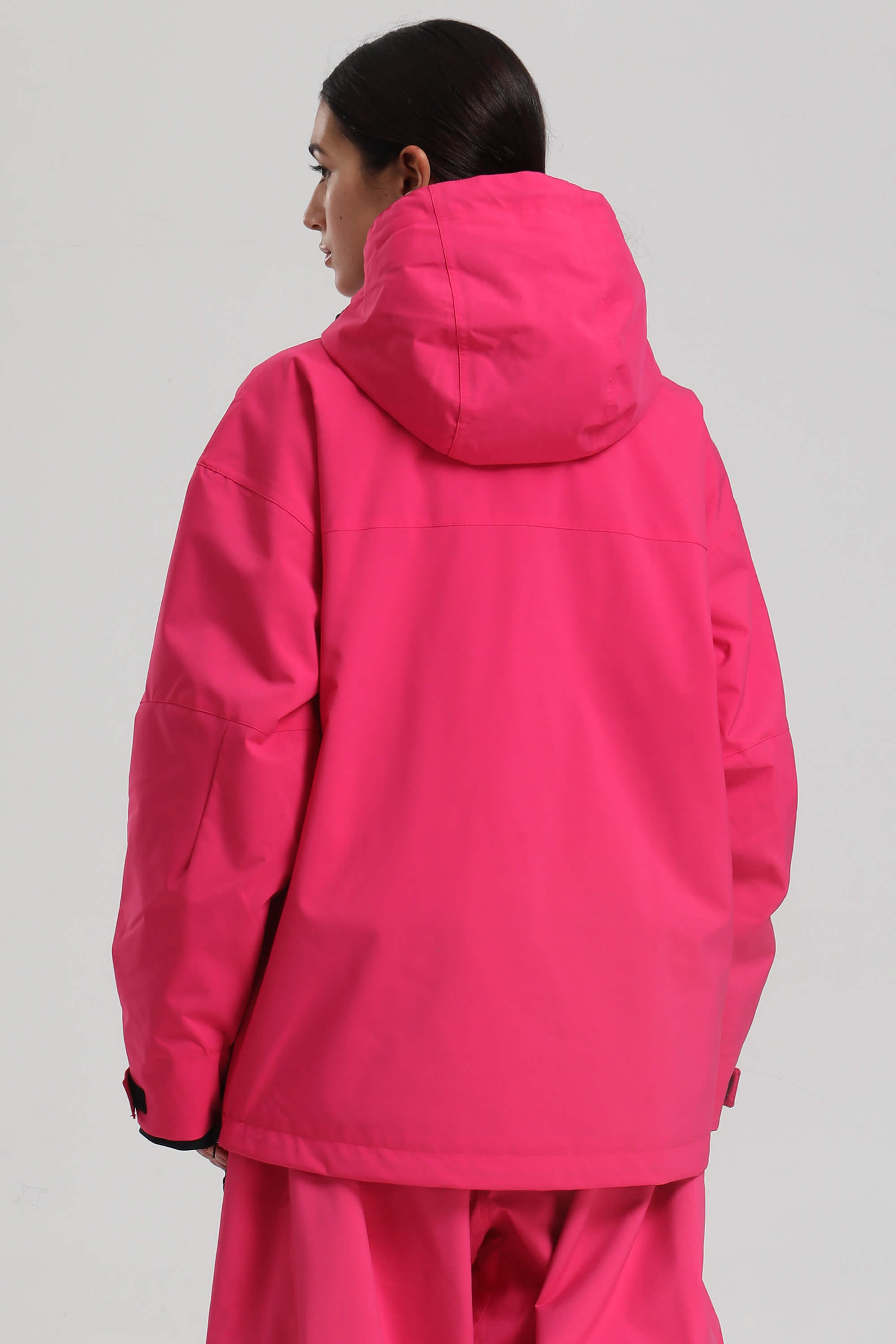 Women's Rose Side-Zip Vented Ski Anorak Fully-Sealed Insulated Snow Anorak