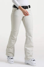 Off White Slim-Fit Flared Hem Ski Pants Waterproof Snow Pants