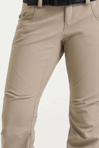 Navy Blue Slim-Fit Flared Hem Ski Pants Waterproof Snow Pants