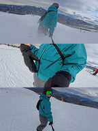 Women's 3L Baggy Snowboard Jacket Realm Down Ski Jacket