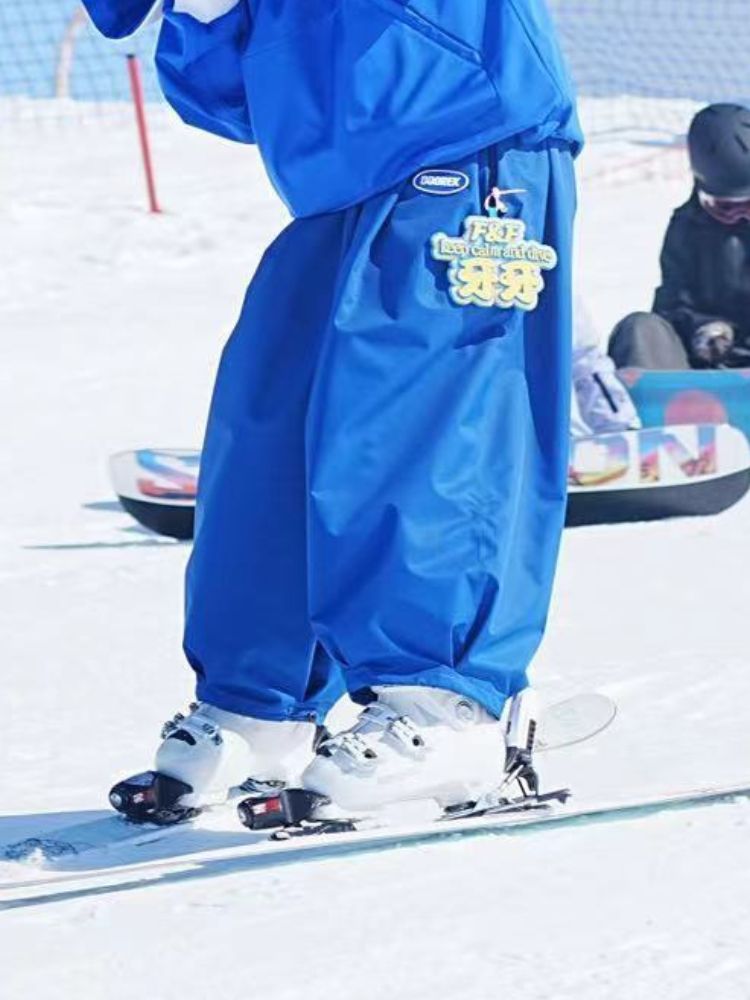 Women's  Snowboard Pants Super Baggy Snow Pants