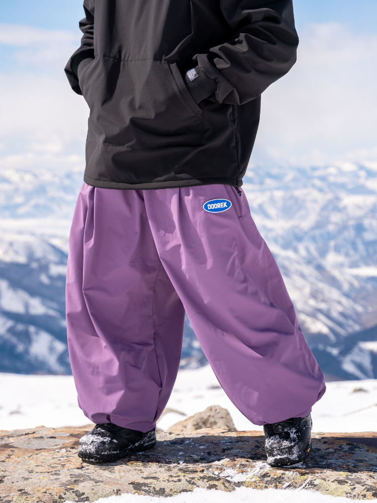 Women's  Snowboard Pants Super Baggy Snow Pants