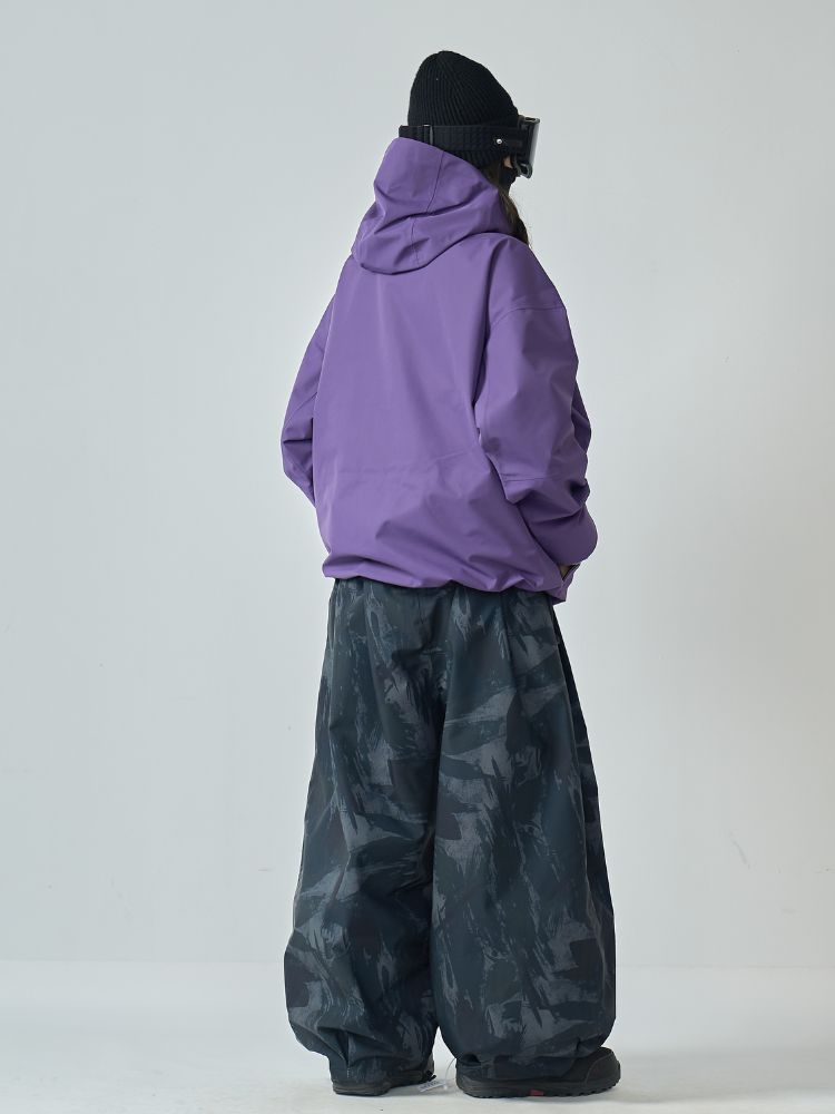 Unisex GlideFlow Shell Ski Jacket Baggy Snowbard Jacket