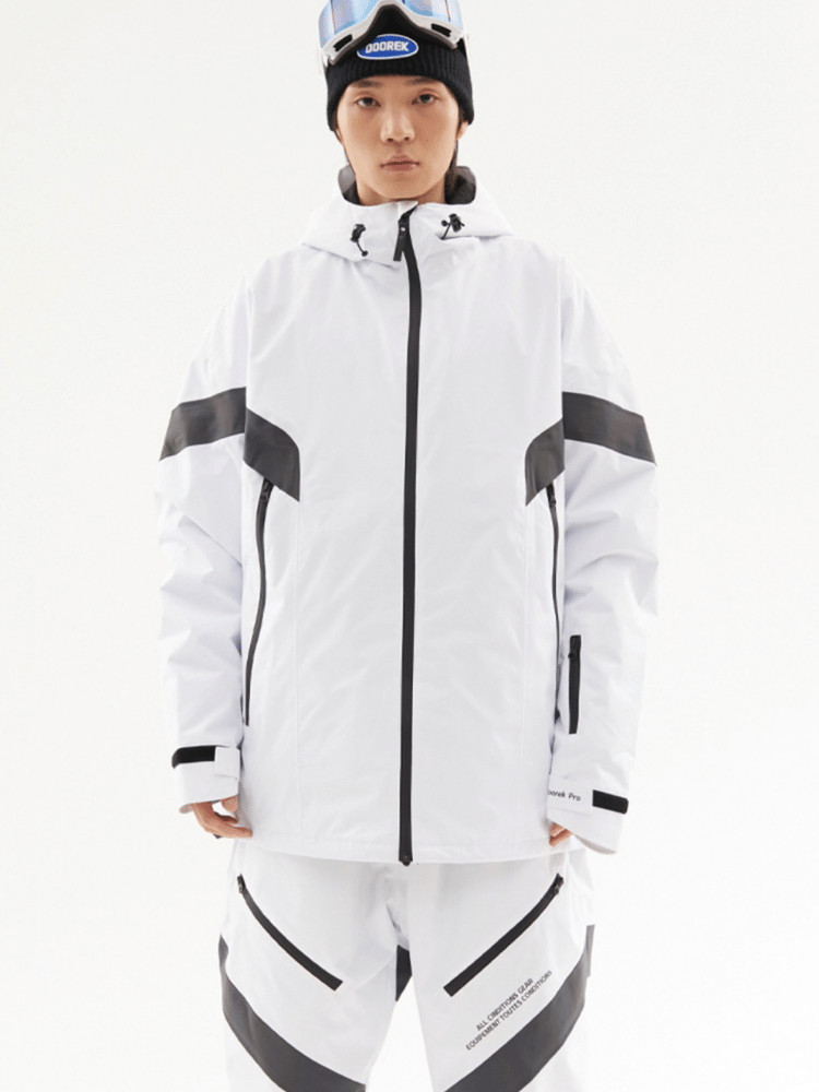 3L Adventure Reflective Men's Snowboard Jacket and Pants Snow Suit - Doorek