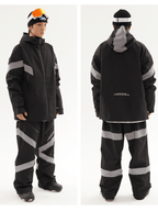3L Adventure Reflective Men's Snowboard Jacket and Pants Snow Suit