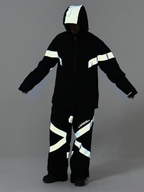 3L Adventure Reflective Men's Snowboard Jacket and Pants Snow Suit