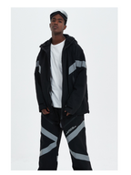 3L Adventure Reflective Men's Snowboard Jacket and Pants Snow Suit