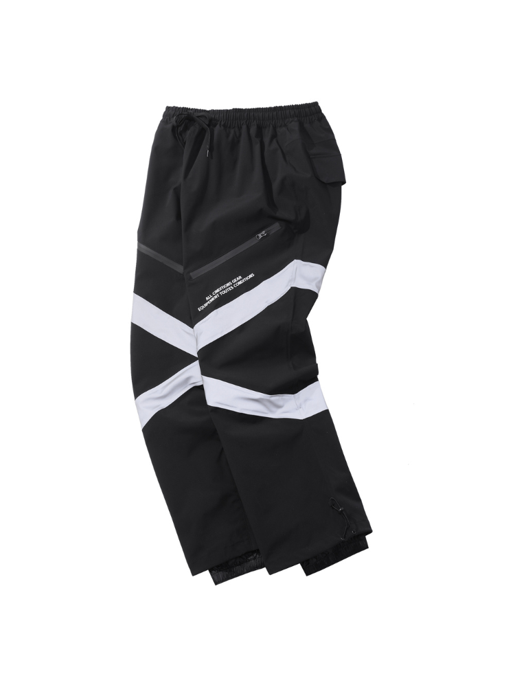 3L Adventure Reflective Men's Snowboard Jacket and Pants Snow Suit - Doorek