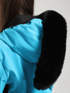 Gsou Snow Faux-Fur Slim Ski Jumpsuit [Limited Region]
