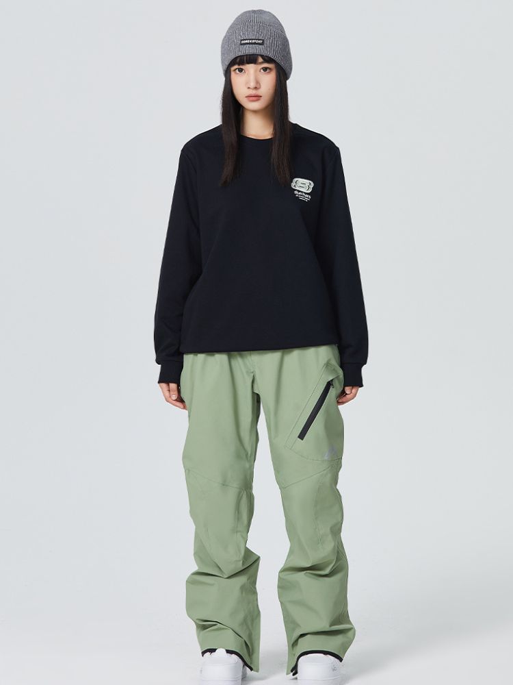Women's Cargo Pockets Ski Snow Pants