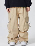 Women's Snowboard Pant Zip Pocket Baggy Cargo Snowboard Pants