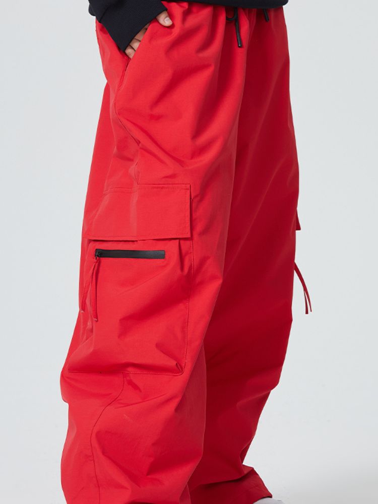 Women's Snowboard Pant Zip Pocket Baggy Cargo Snowboard Pants Secondary image