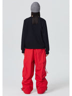 Women's Snowboard Pant Zip Pocket Baggy Cargo Snowboard Pants