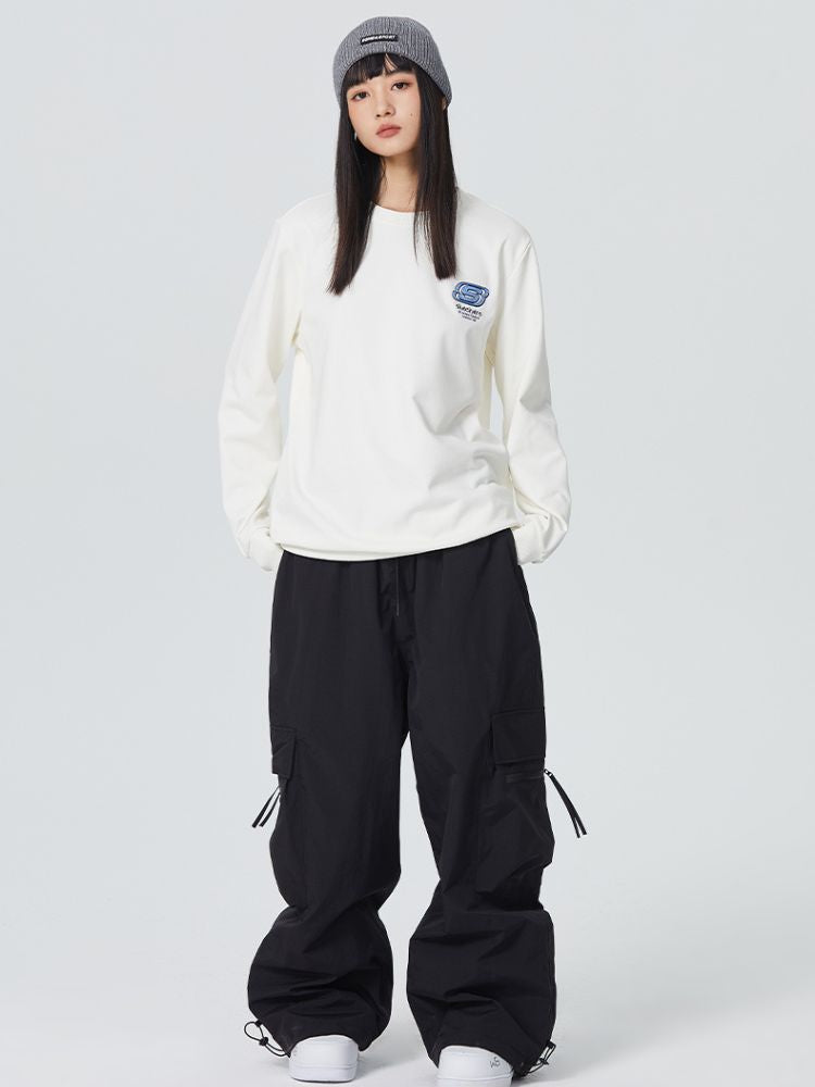 Women's Snowboard Pant Zip Pocket Baggy Cargo Snowboard Pants