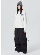 Women's Snowboard Pant Zip Pocket Baggy Cargo Snowboard Pants