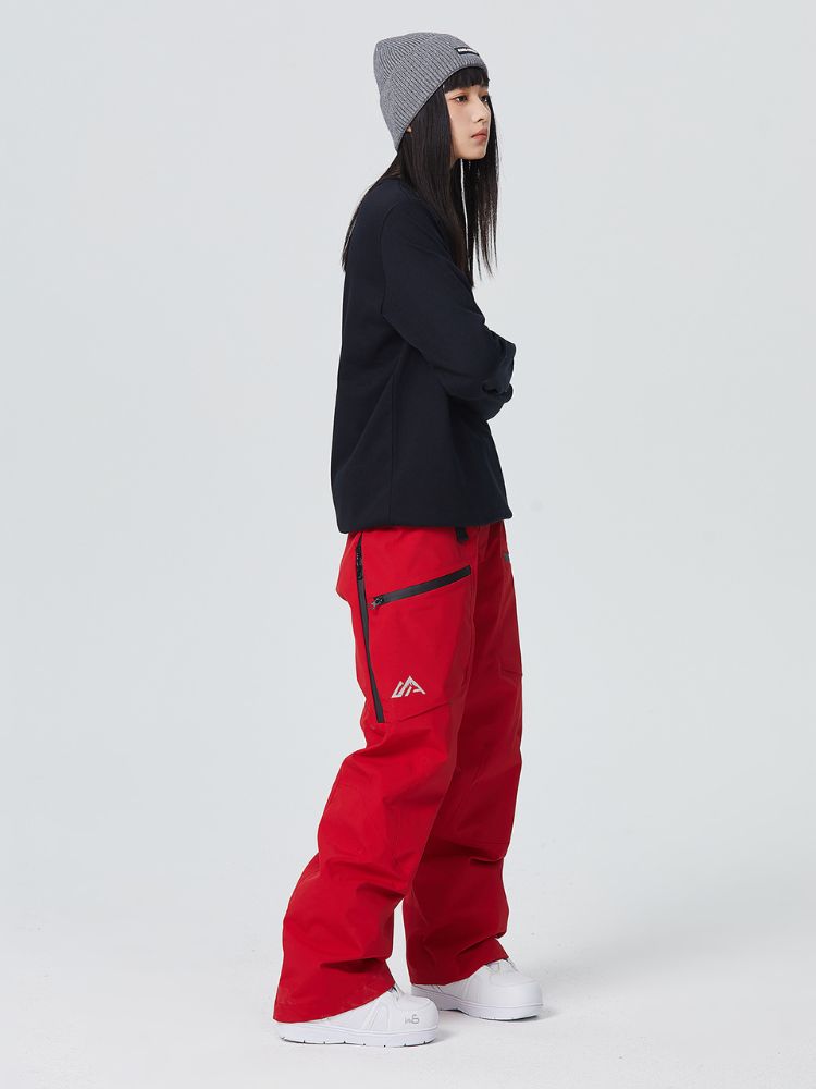 Women's Ski Pant Side Zipper Snow Pants