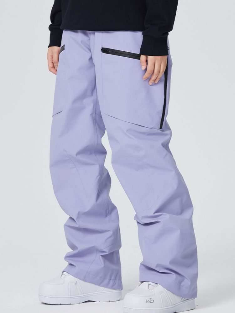 Women's Ski Pant Side Zipper Snow Pants