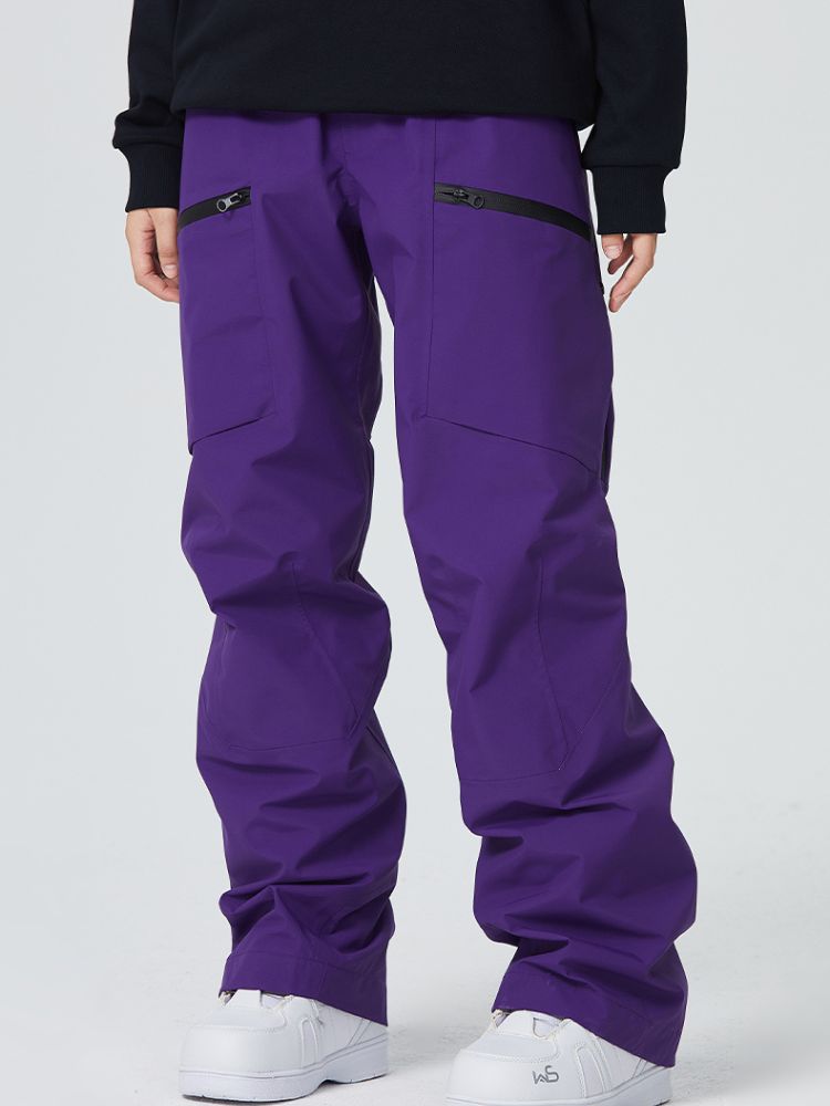 Women's Ski Pant Side Zipper Snow Pants