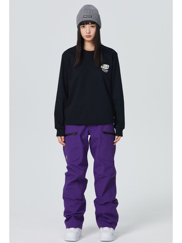 Women's Ski Pant Side Zipper Snow Pants