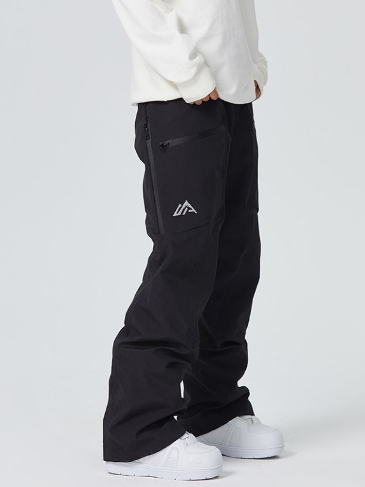 Dames skibroek met zijrits sneeuwbroek