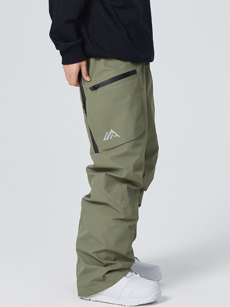 Dames skibroek met zijrits sneeuwbroek