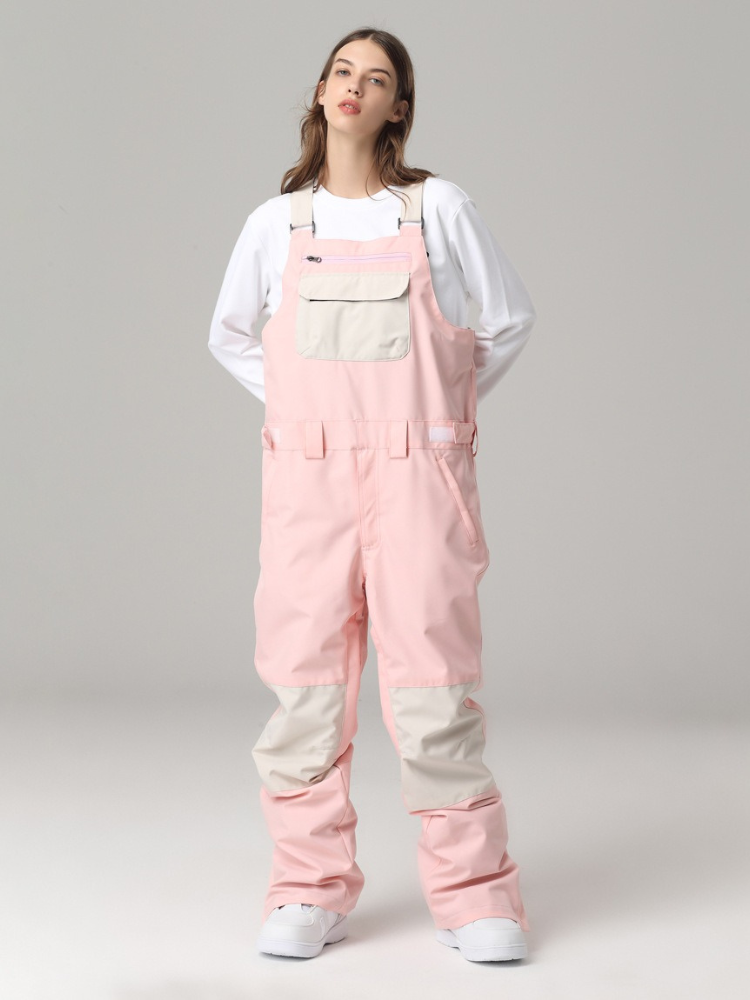 Naisten värikäs Baggy lumihousut