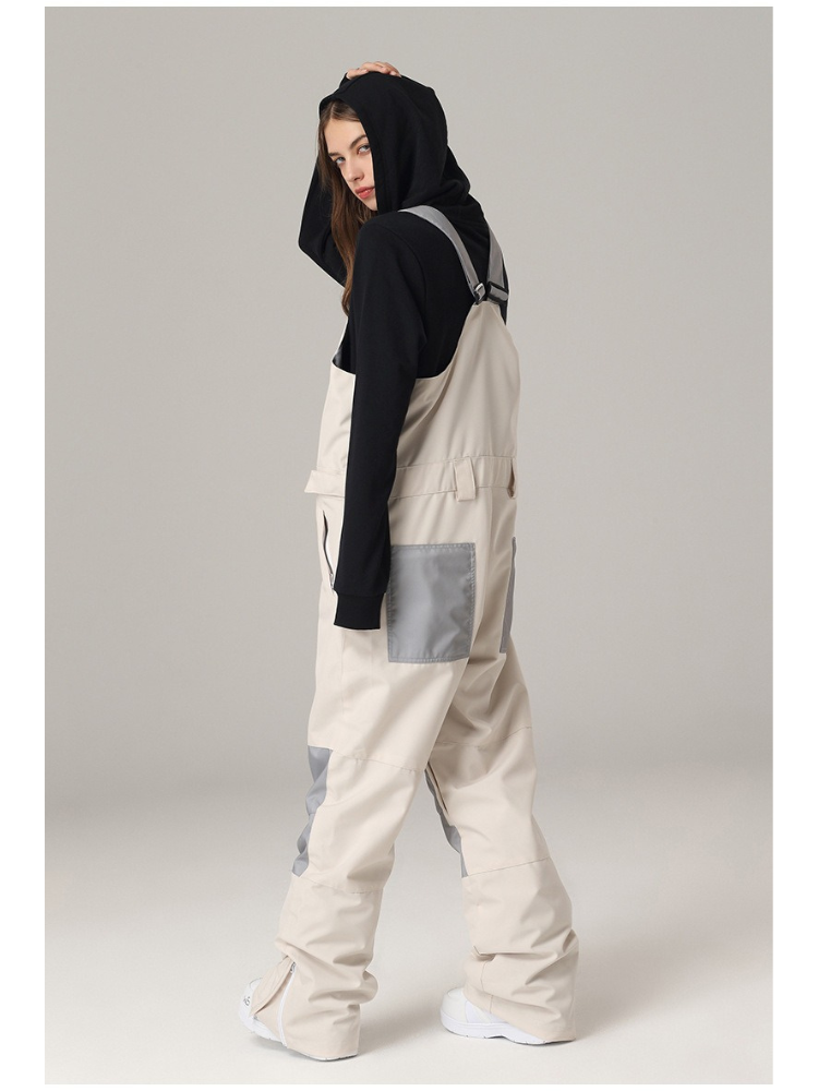 Naisten värikäs Baggy lumihousut